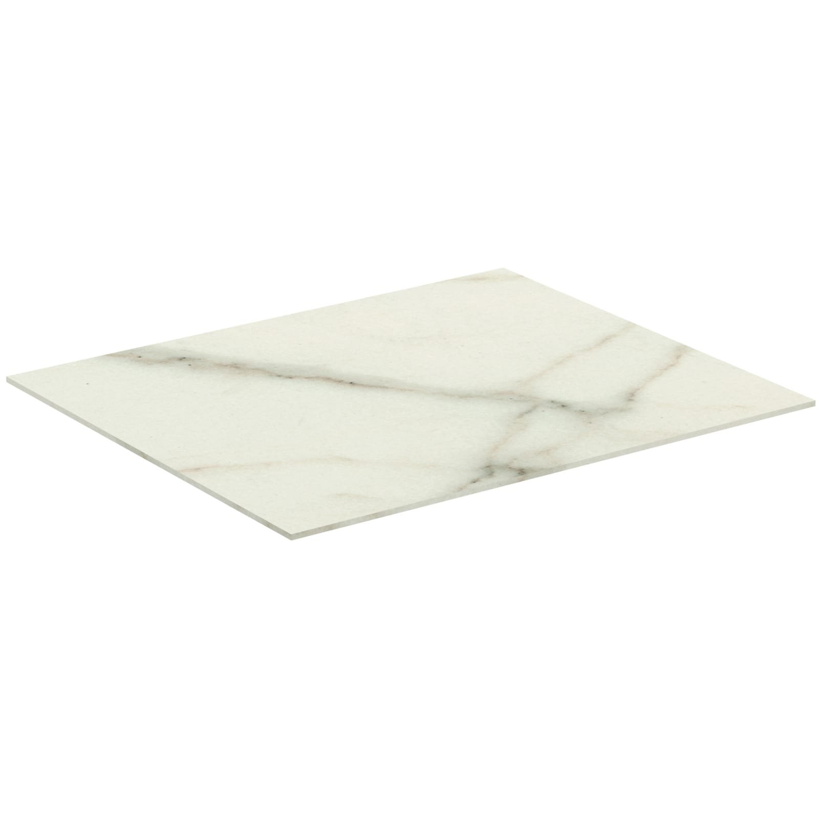 CONCA | AFDEKBLAD 600X505X6 MM WHITE MARBLE