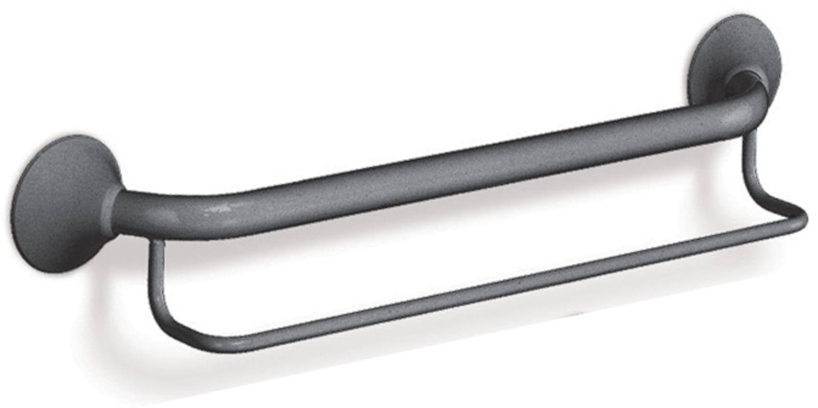 Linido handdoekenrek groot, lengte 600mm, antraciet