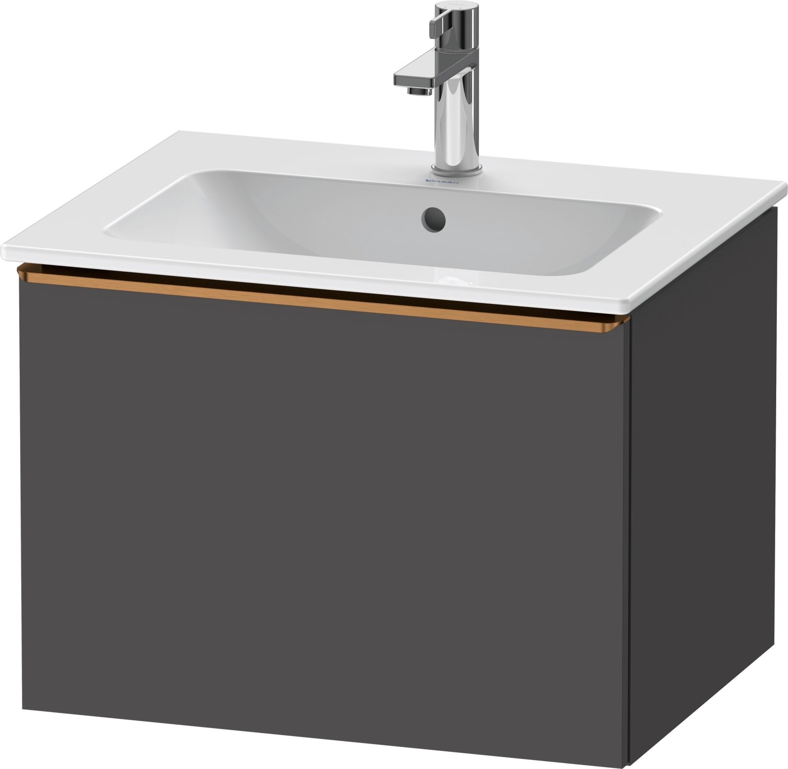 DURAVIT D-Neo Wastafelonderbouw hangend Grafiet Mat (1200895398)