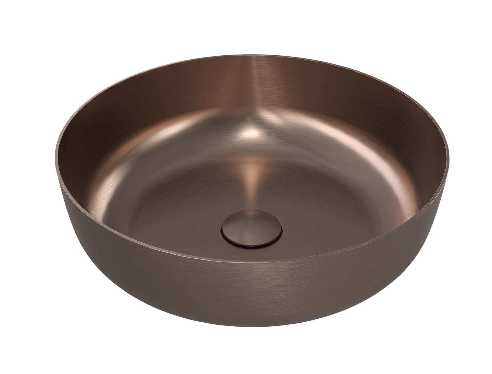 BLUE METTE METAL WASKOM ROUND 40CM BRS