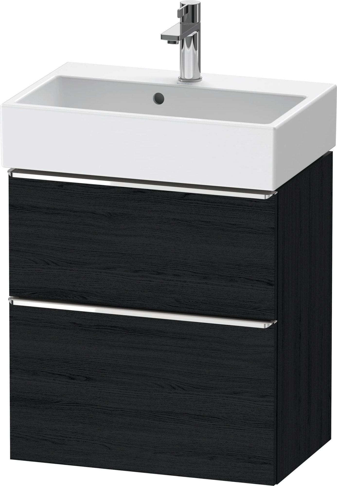 DURAVIT D-Neo Wastafelonderbouw hangend Eiken zwart Mat (1200897684)
