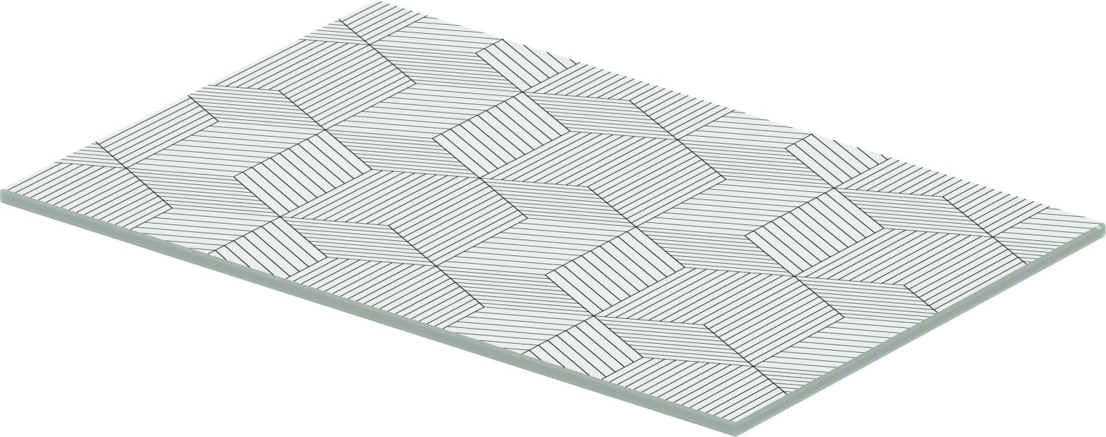 Duravit DuraSquare Glazen planchet Cubic line – 0099678200