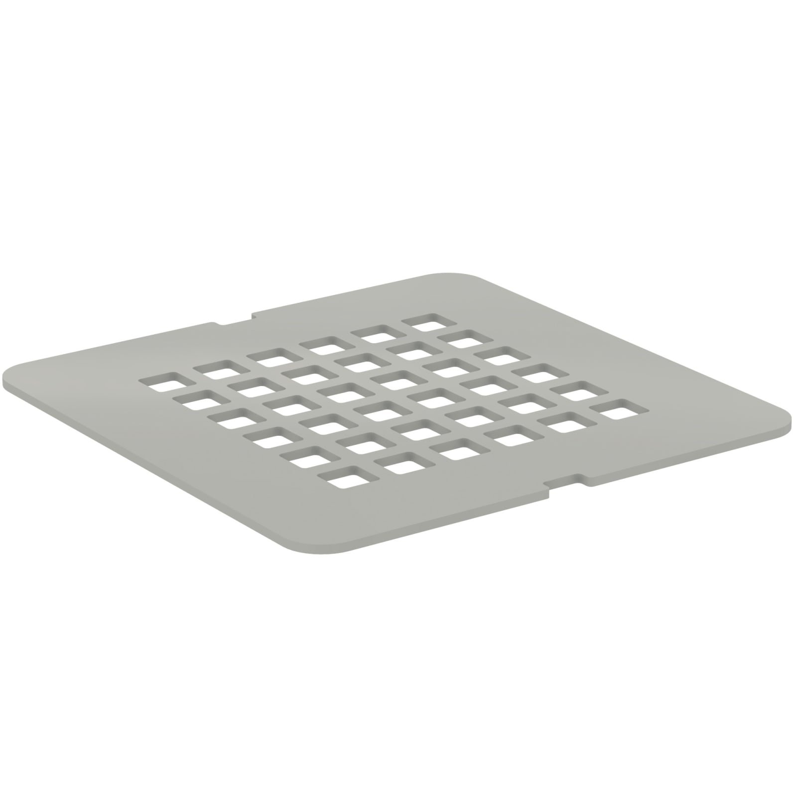 ULTRA FLAT SOLID AFDEKROOSTER VOOR DOUCHEVLOER BETONGRIJS