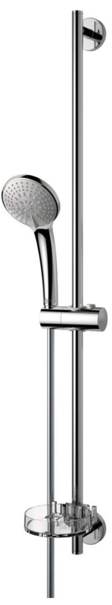 Ideal Standard, idealrain glijstangcomb 90cm m3 3f handdouche ø10cm zeepschaal chroom