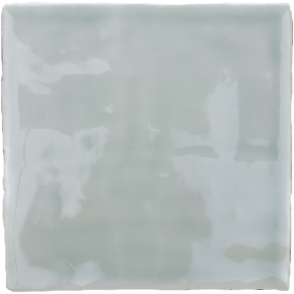 Steenbok Rustic Handmade Turquoise Glossy 13x13