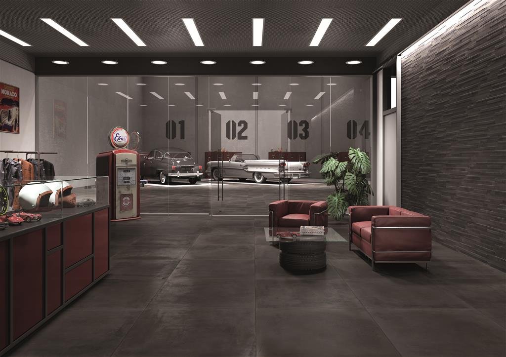 Cerdomus Le Garage Charcoal Matt 100x100 (R) thumbnail 2