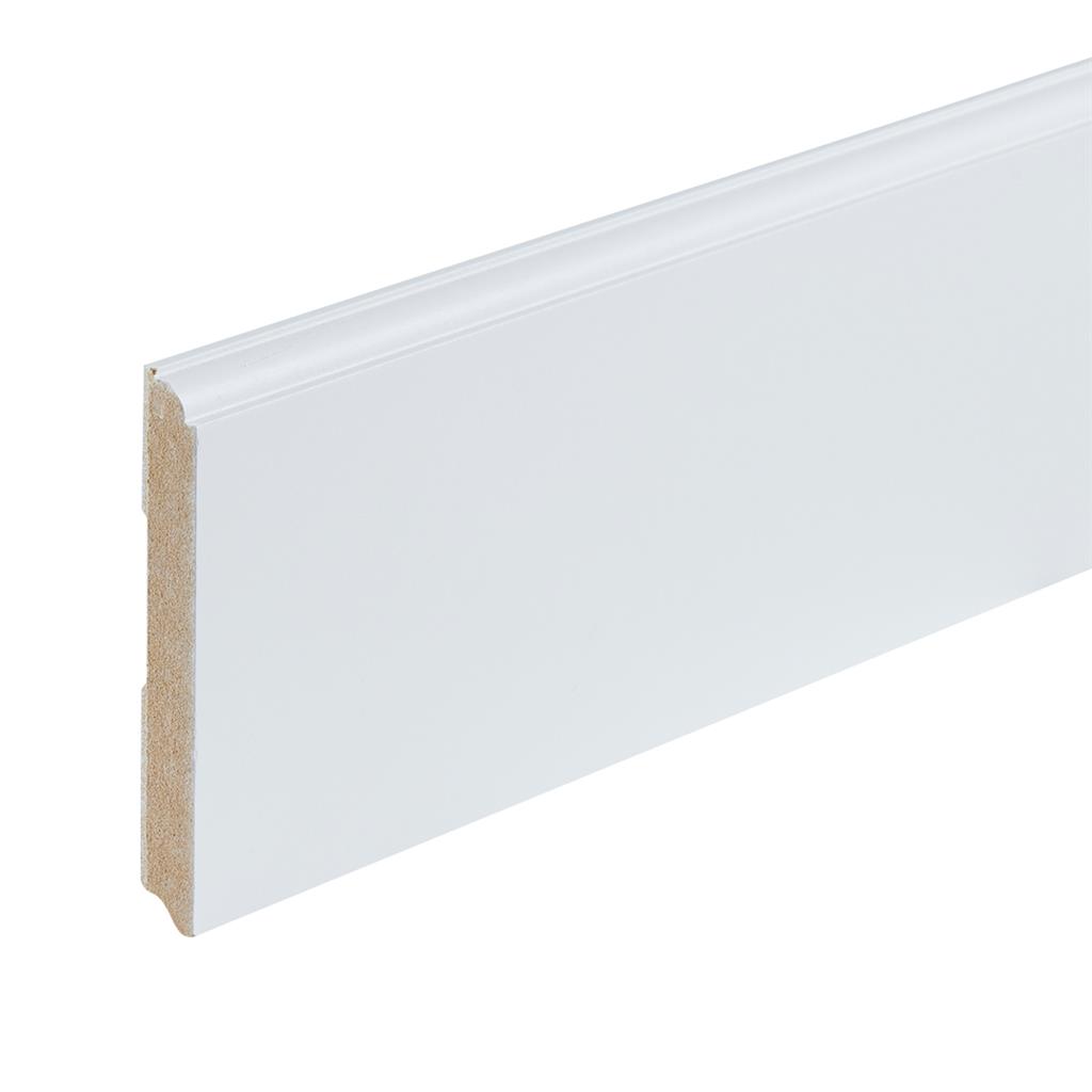 Co-pro gelakte plint praag wit 120x15