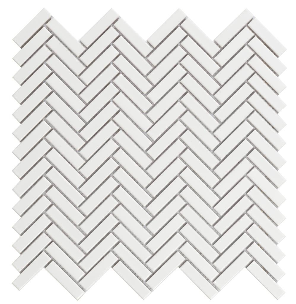 Intermatex Tech Chevron White Gloss 27,7x28,3 (1,2x4,8)