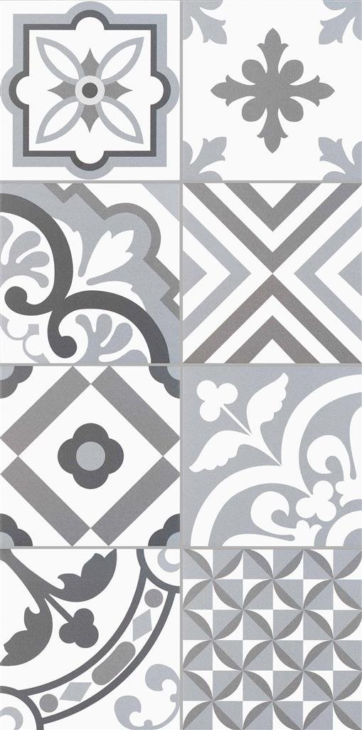 Kerion Neocim Plus Patchwork Gris / Plomb 20x20