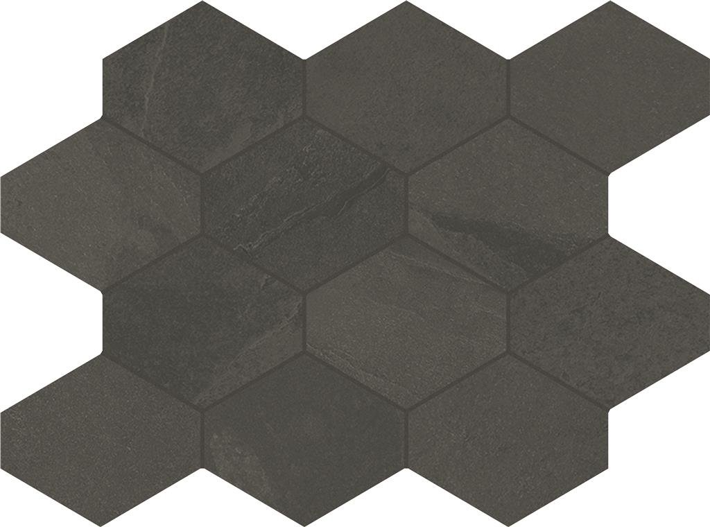 Unicom Starker Brazilian slate Pencil grey Naturale 25x34 Hexagon