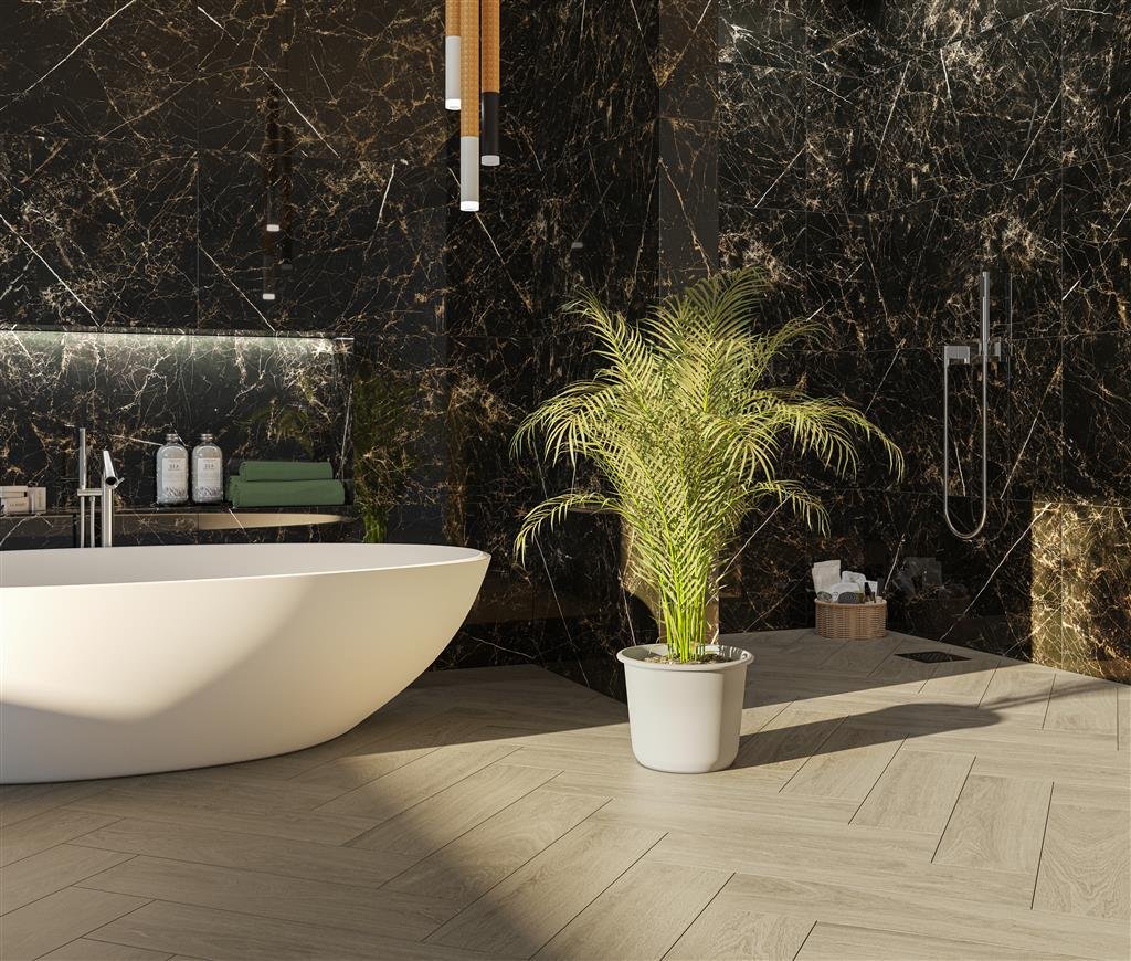 Ecoceramic Luxe Verdi Negro Ultra Gloss 60x120 (R) thumbnail 2