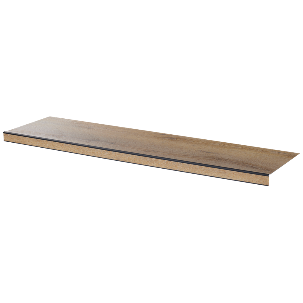 Traptreden set pvc Leyton dark oak (12-delig)