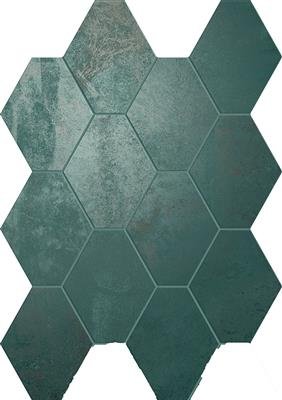Unicom Starker Oxid Emerald 25x34 Hexagon - metaallook