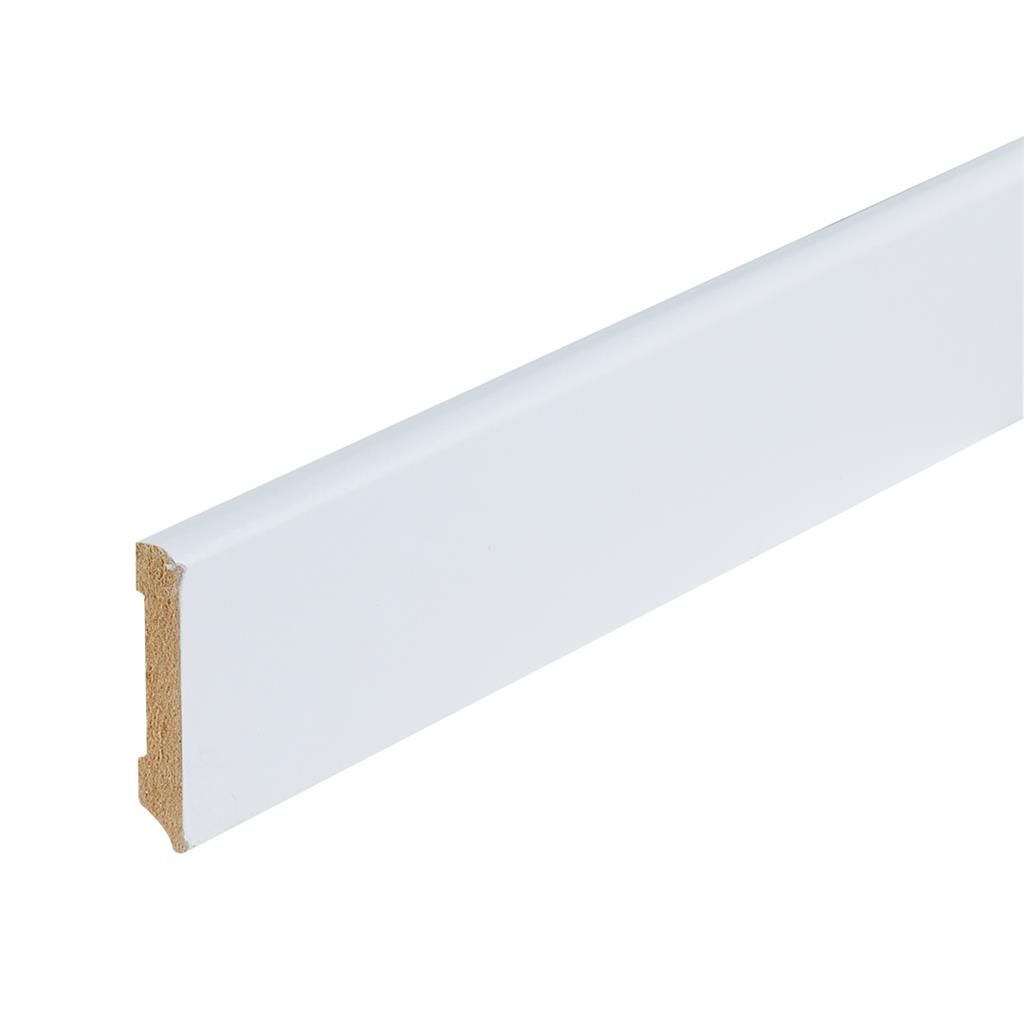 Folieplint Berlijn Wit 70x12