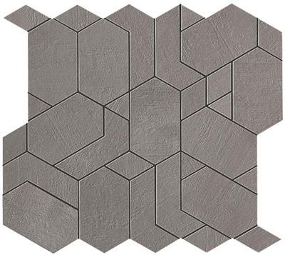 Atlas Concorde Boost Smoke Matt 31x33,5 Mosaico Shapes - betonlook