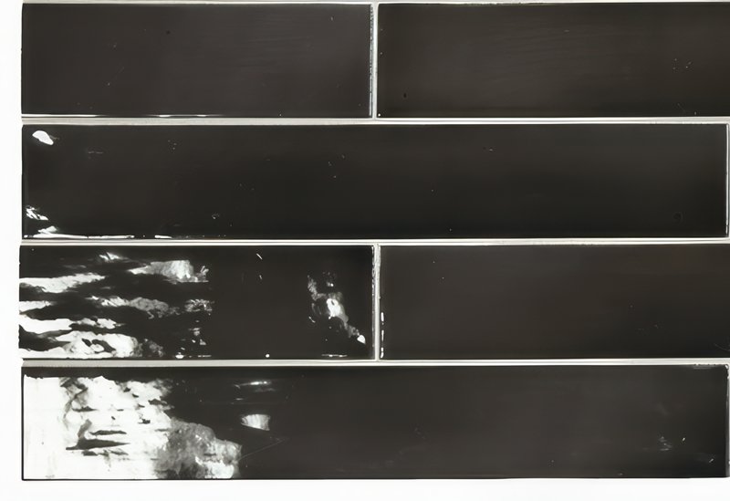 Wandtegel Manacor zwart 40x7 glans thumbnail 4