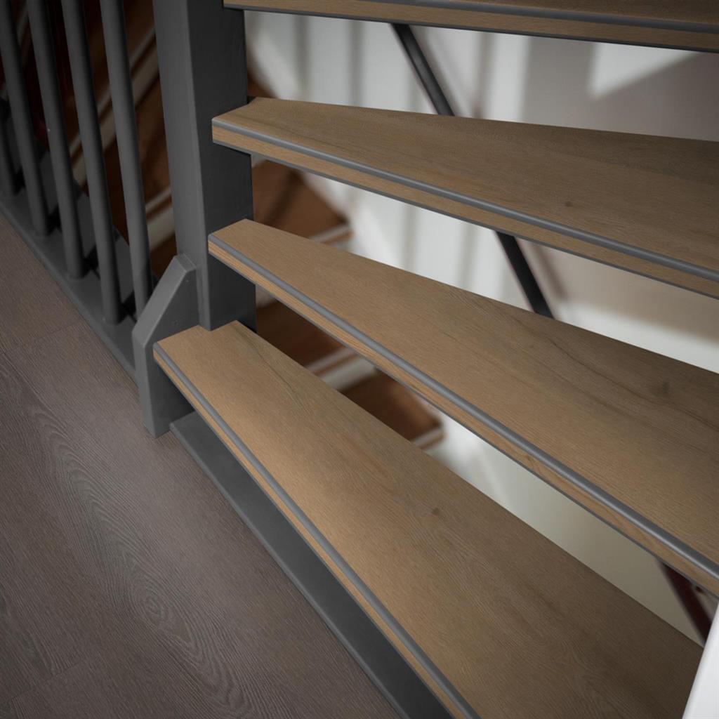 Traptreden set pvc Leyton warm oak (12-delig) thumbnail 5