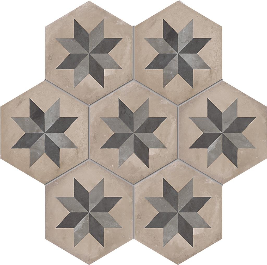 Marca Corona Terra 0404 Stella vers. F 25x21,6 Esagono