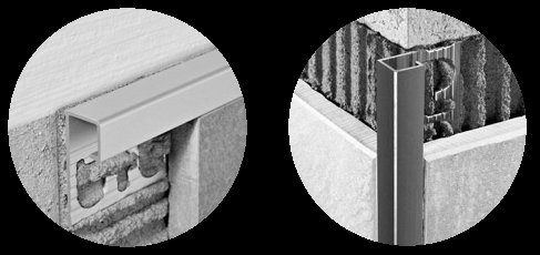 Pro Profile RVS Brushed Square-shaped 270cm - 10mm