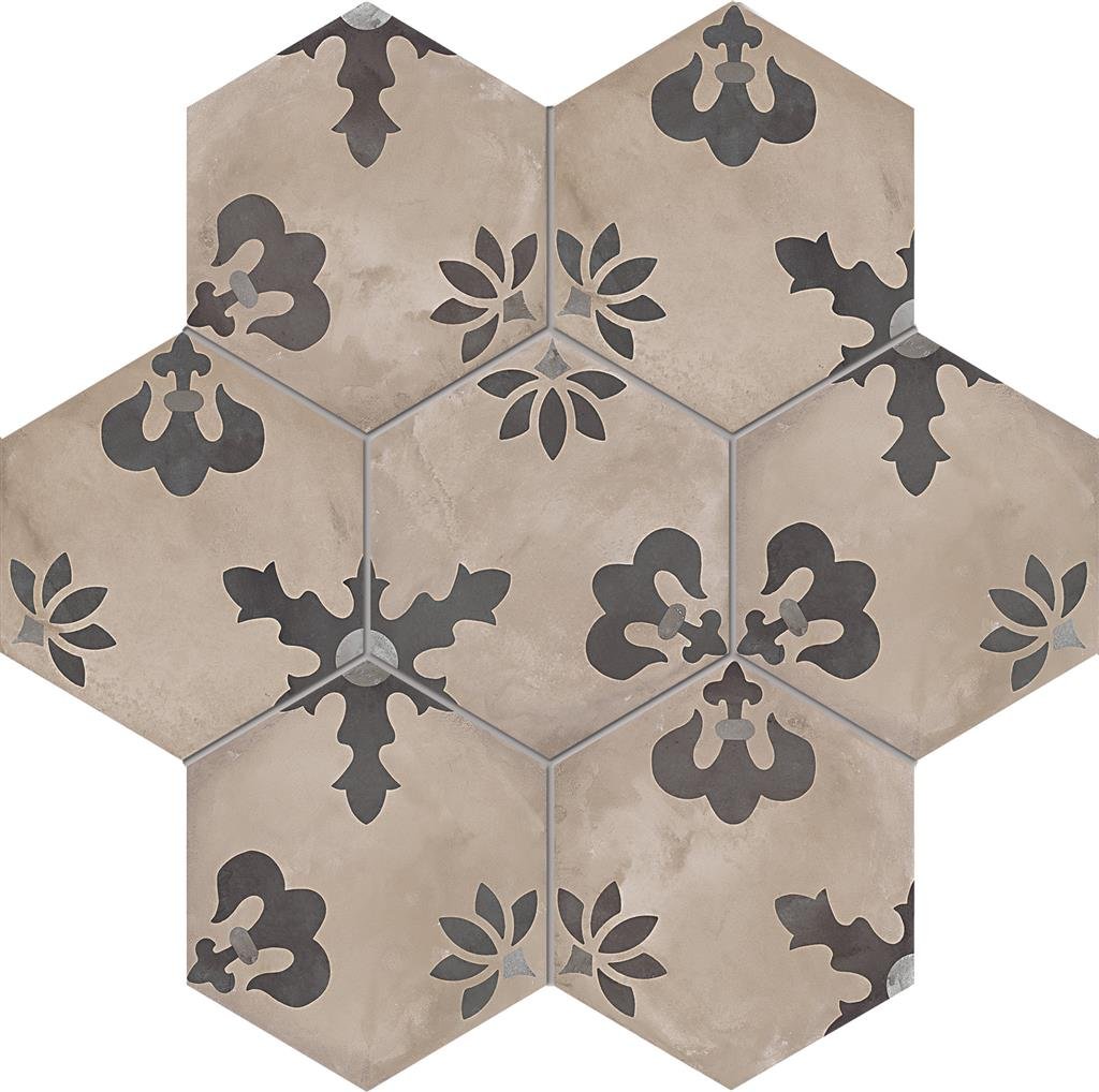 Marca Corona Terra 0410 Mix Giglio vers. F 25x21,6 Esagono