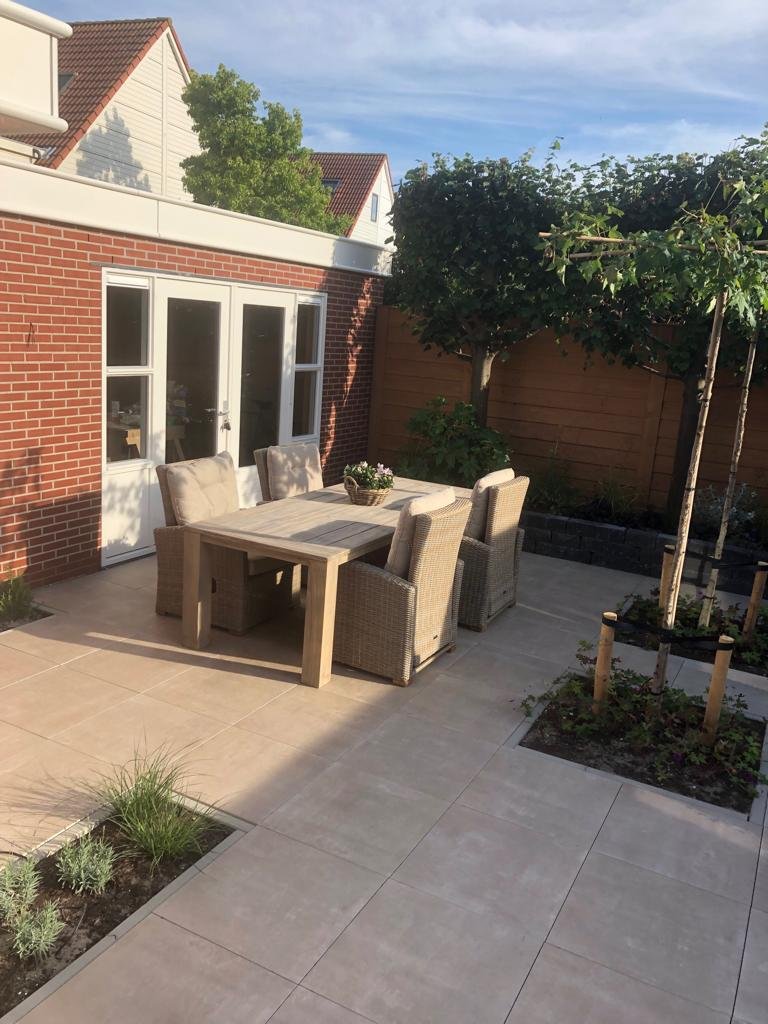 Tilesystem Concrete Beige 59,7x59,7 40 mm (incl. mat)(R) thumbnail 2