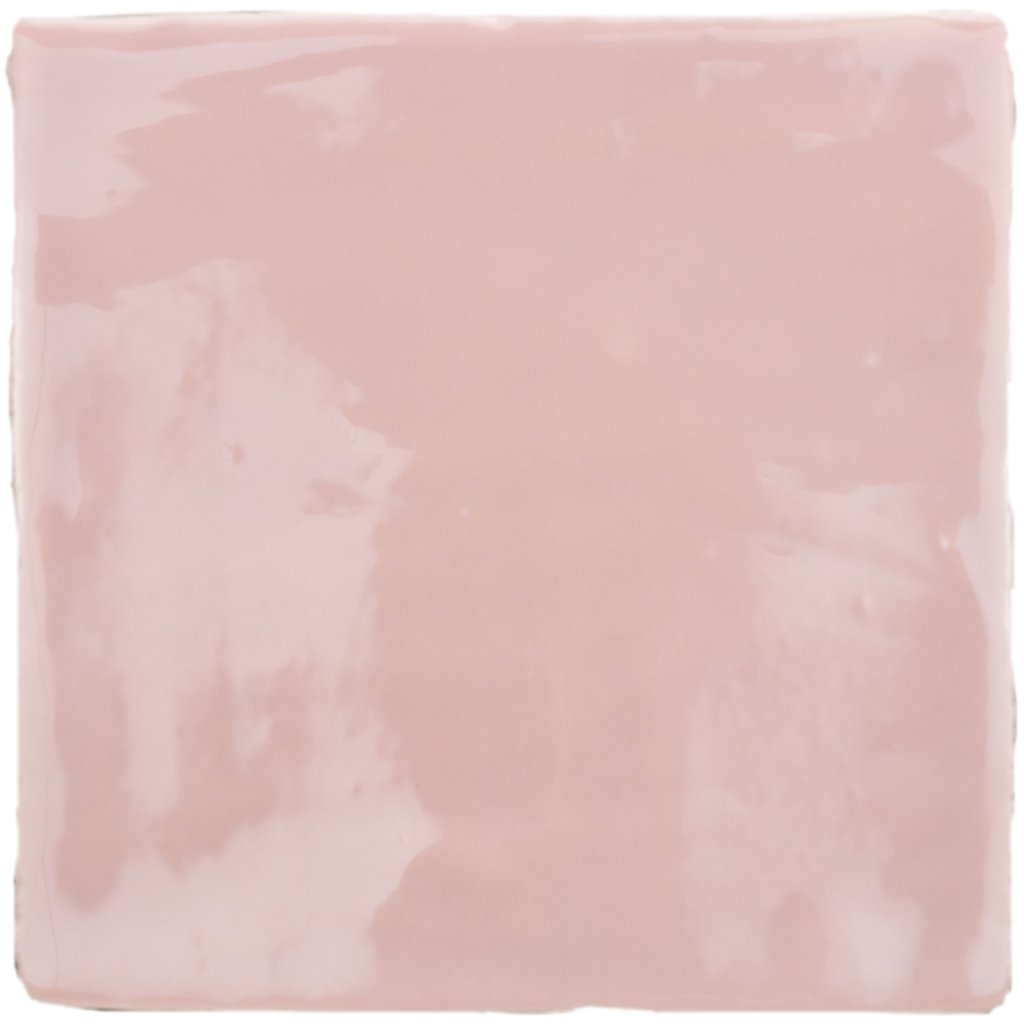 Steenbok Rustic Handmade Pink Glossy 13x13