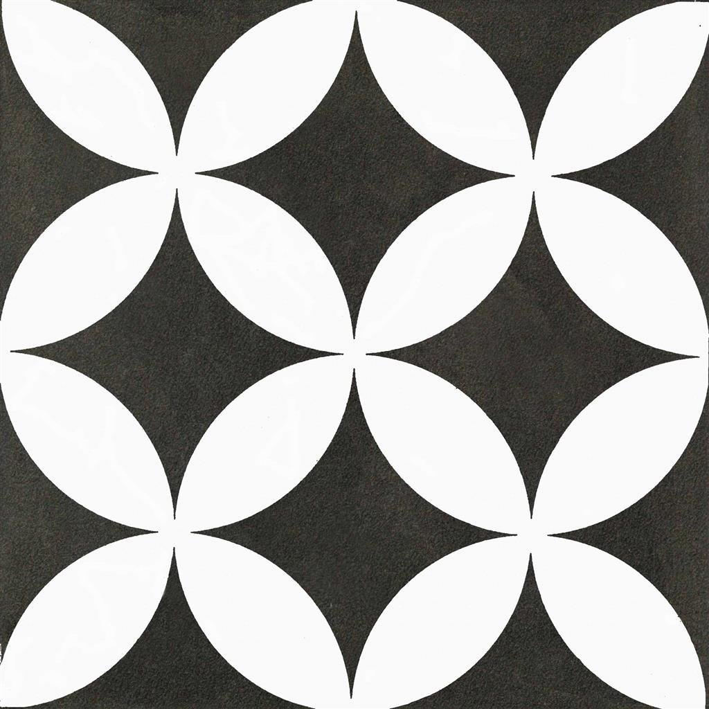 Kerion Neocim Plus Fleur Noir N 20x20 Décor