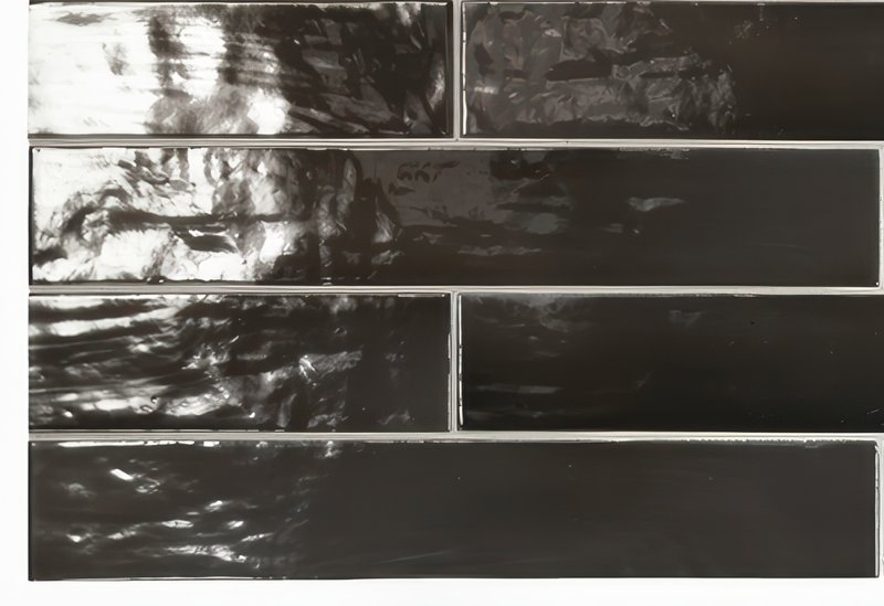Wandtegel Manacor zwart 40x7 glans thumbnail 5