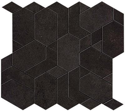 Atlas Concorde Boost Tarmac Matt 31x33,5 Mosaico Shapes - betonlook