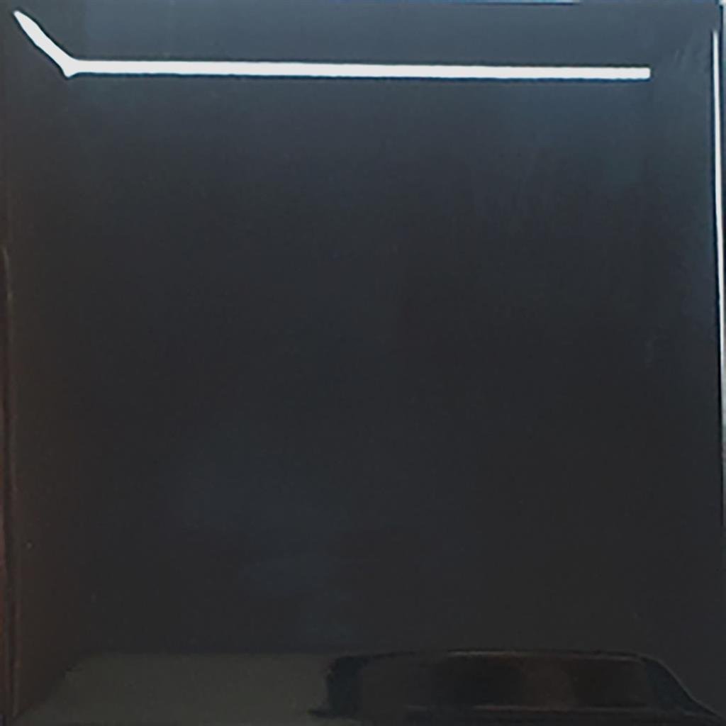 Steenbok Metro Zwart Glans 10x10 Eindstuk