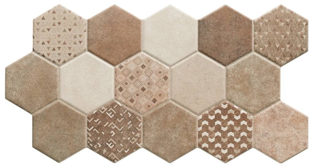 Realonda Habitat Hex Sand 26,5x51