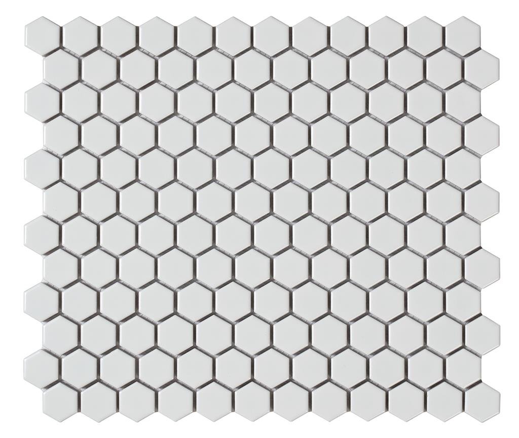 Intermatex Tech Hexagon White Matt 26x30