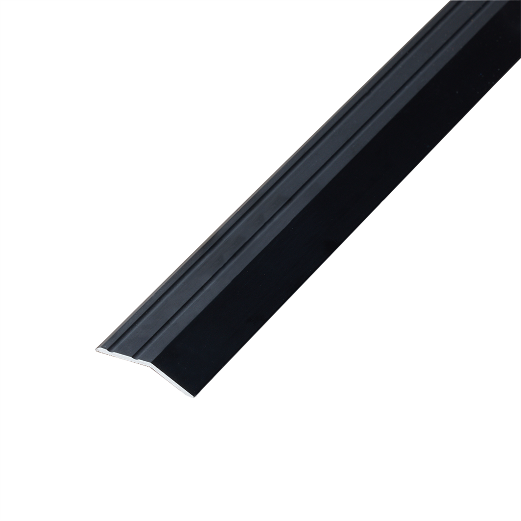 Co-pro overgangsprofiel zelfklevend 8mm antraciet/zwart