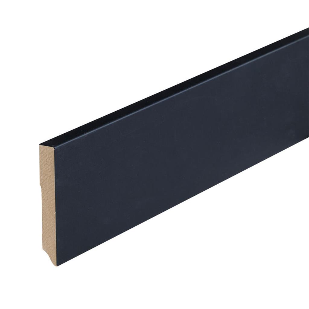 Folieplint Zwart 90x12