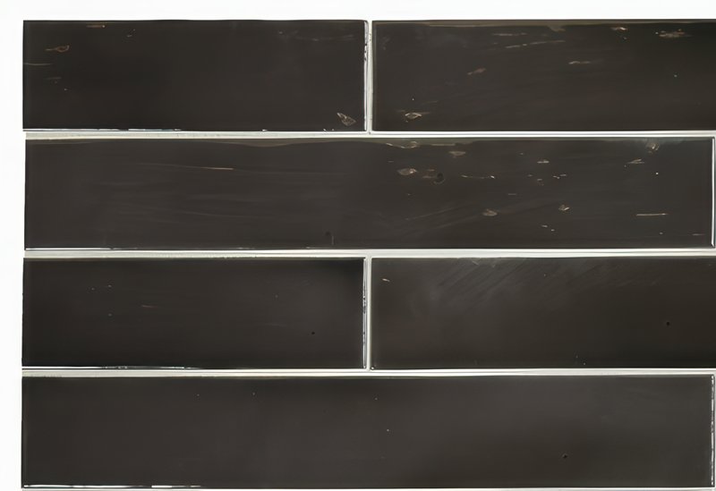 Wandtegel Manacor zwart 40x7 glans thumbnail 2