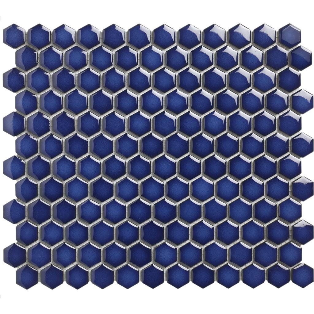 TMF Barcelona AFH23700 Cobalt Blue Glossy 2,3x2,6 26x30 Hexagon