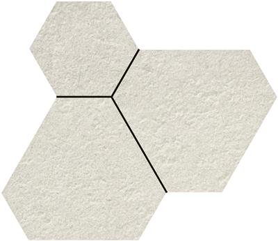 Durstone Dakota White Mate 30x35 Mosaico Nido - betonlook