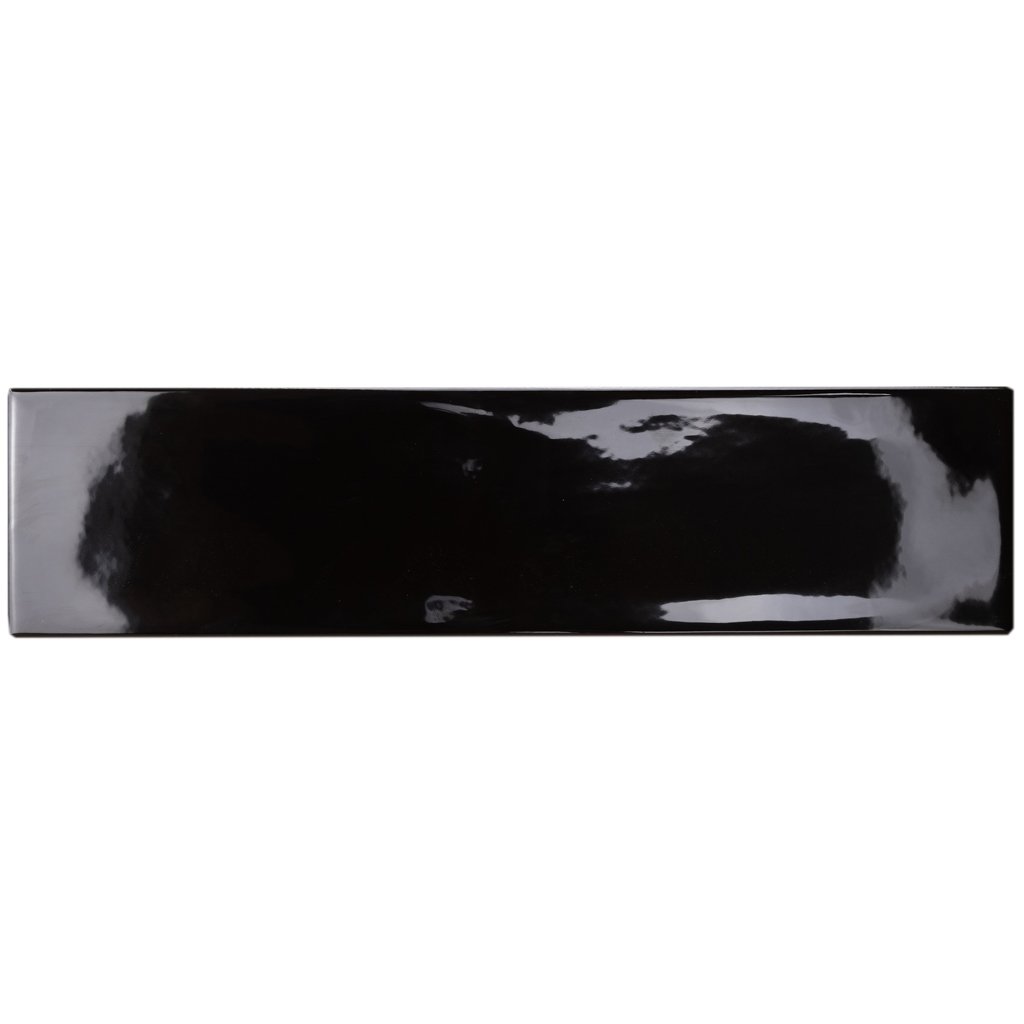 Steenbok Rustic Stripe Black Glossy 7,5x30