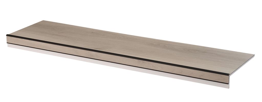 Traptreden set pvc Paddington light grey (12-delig)