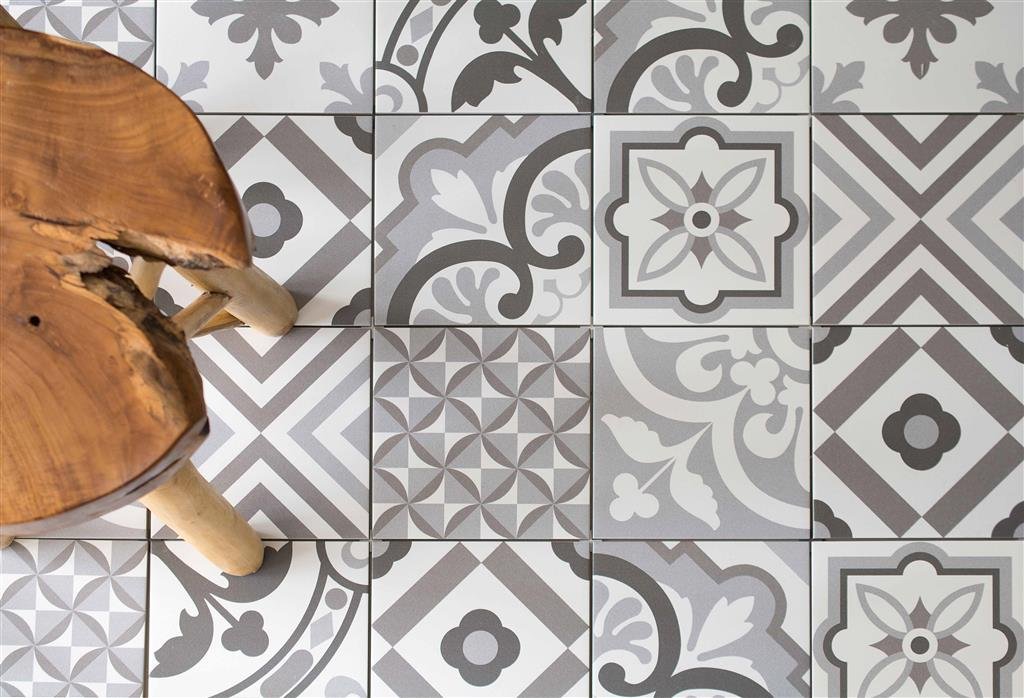 Kerion Neocim Plus Patchwork Gris / Plomb 20x20 thumbnail 2