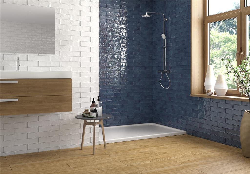 Ecoceramic Harlequin Bianco 7x28