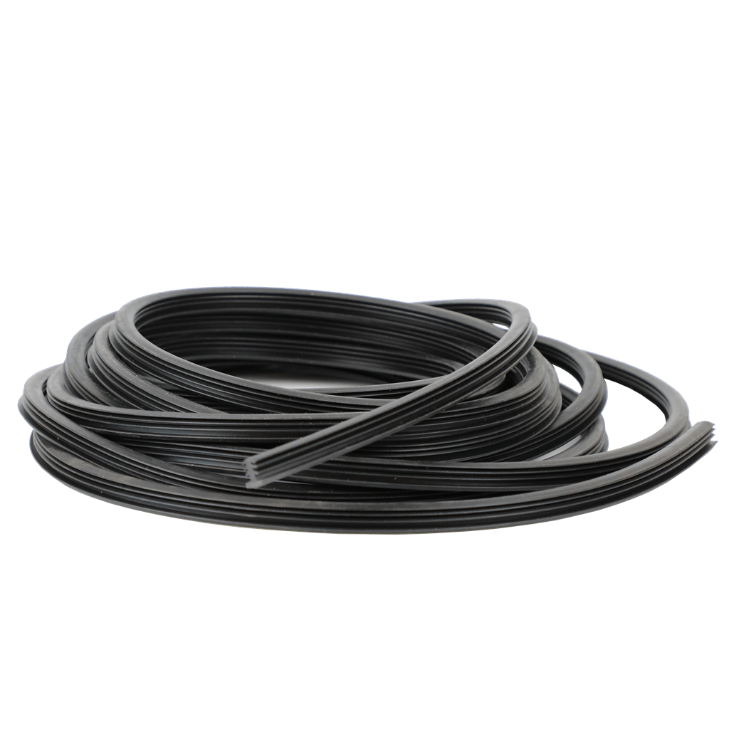 Co-pro antislipprofiel zwart zacht rubber