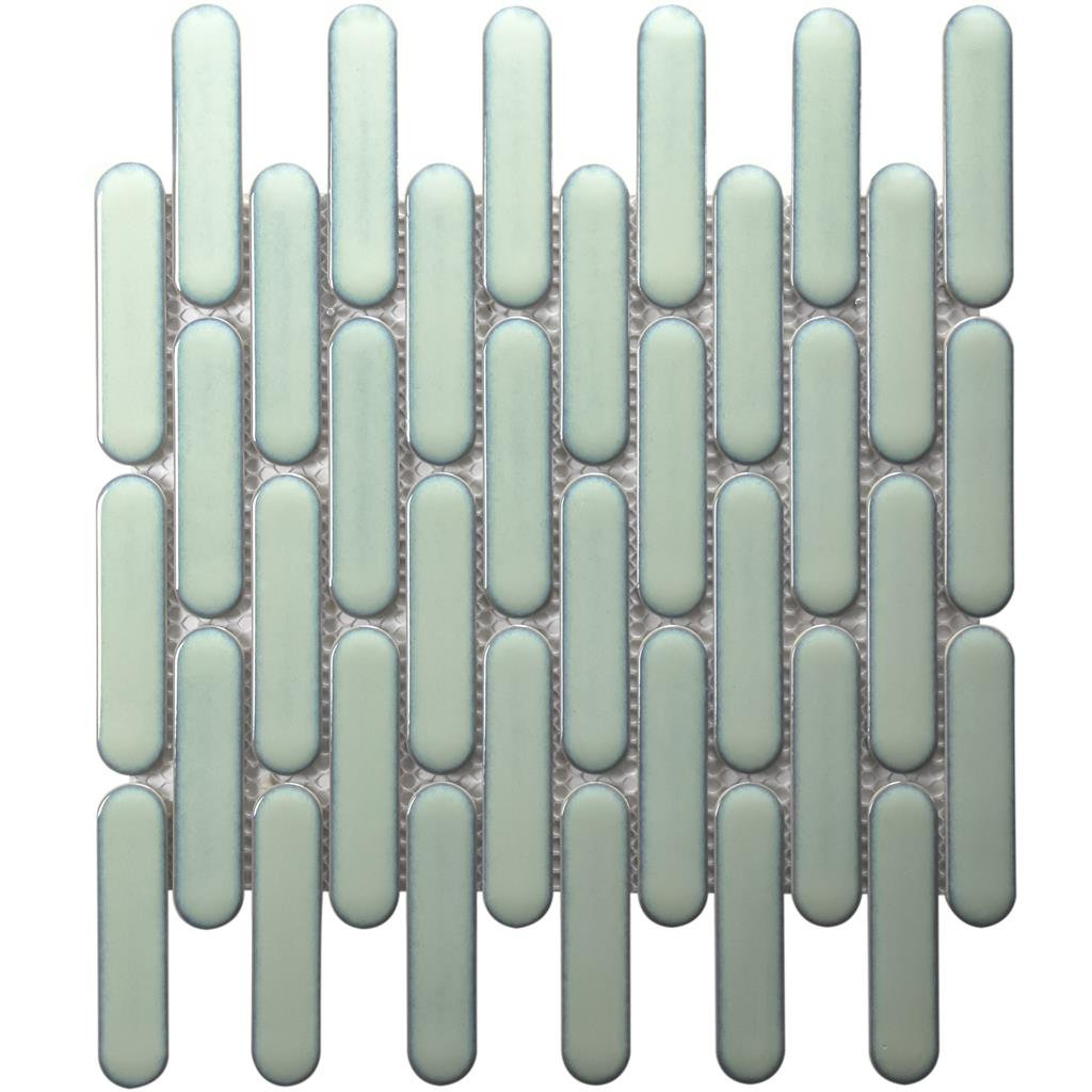 TMF Sevilla SEO23525 Light Green Glossy 2,3x9,8 30x30 Oval Finger