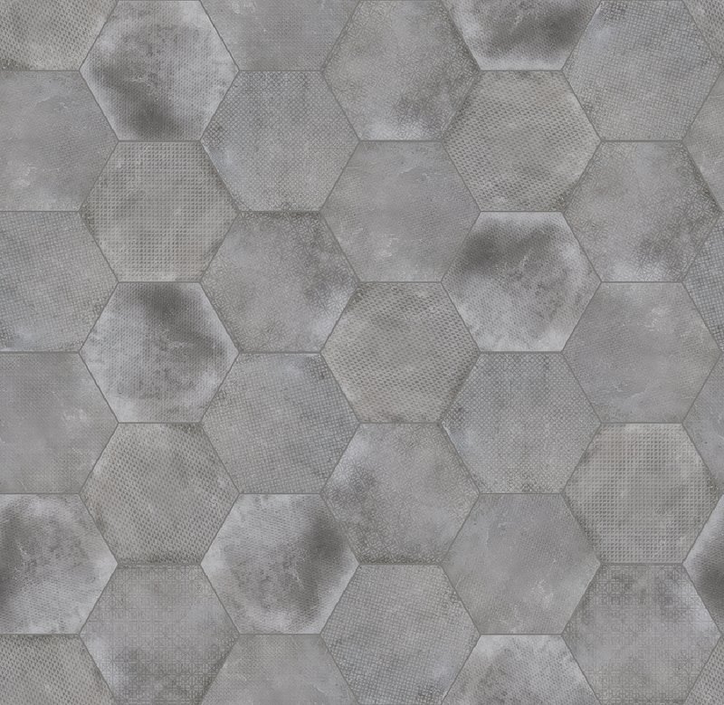 EQ vt Melange Silver 29,2x25,4 Hex. 1m2