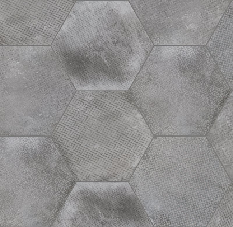 EQ vt Melange Silver 29,2x25,4 Hex. 1m2 thumbnail 3