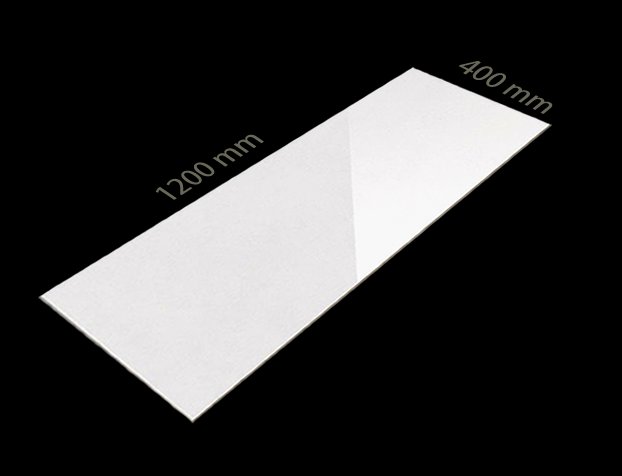 Bien wt Glossy White 40x120R (53,76PAL)