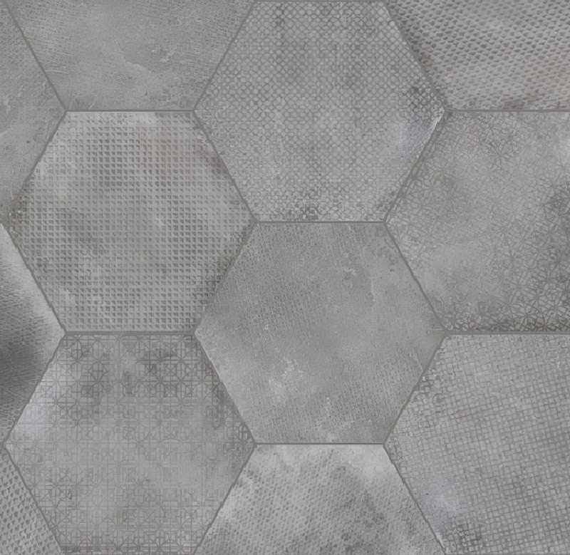 EQ vt Melange Silver 29,2x25,4 Hex. 1m2 thumbnail 5