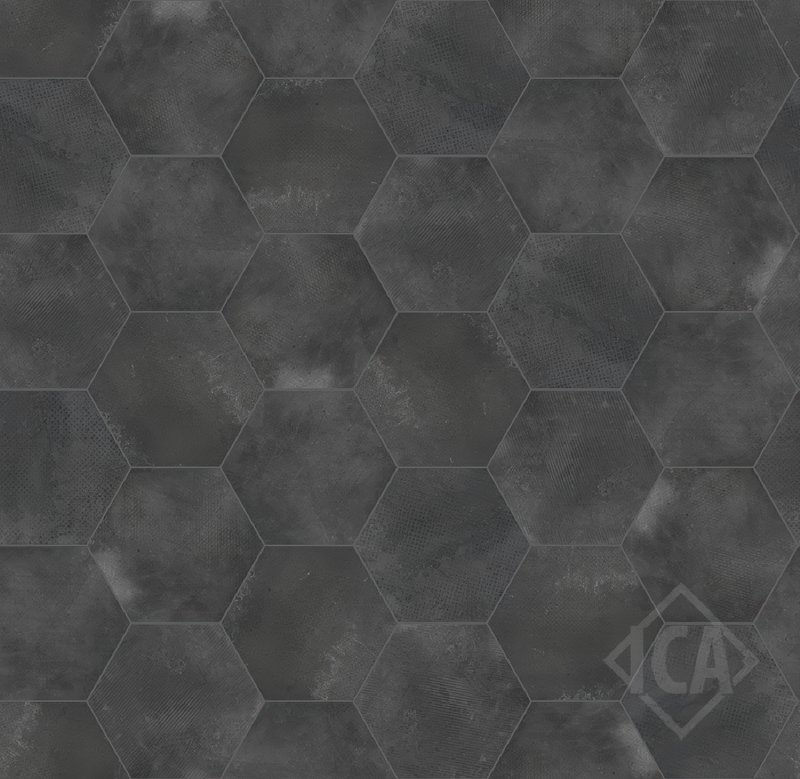 EQ vt Melange D. Grey 29,2x25,4 Hex. 1m2