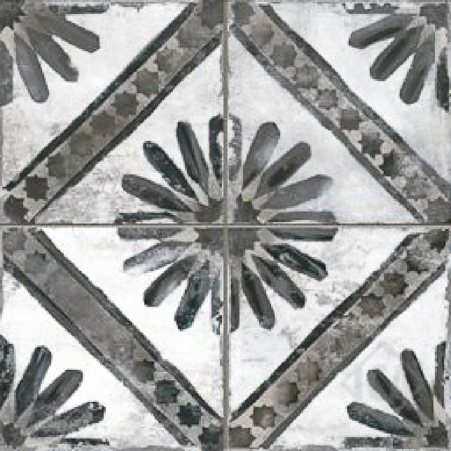 PE vt FS Marrakech Grey / nero 45x45