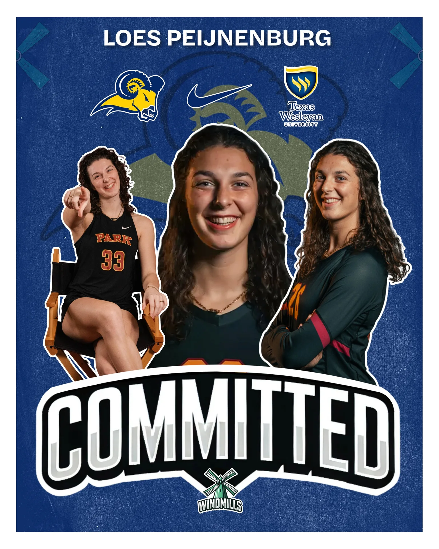 Loes Peijnenburg tekent bij Texas Wesleyan University!